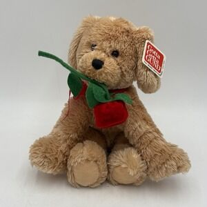 GUND Gotta Getta GUND Teddy Bear w Rose Plush 12" NWT Valentine